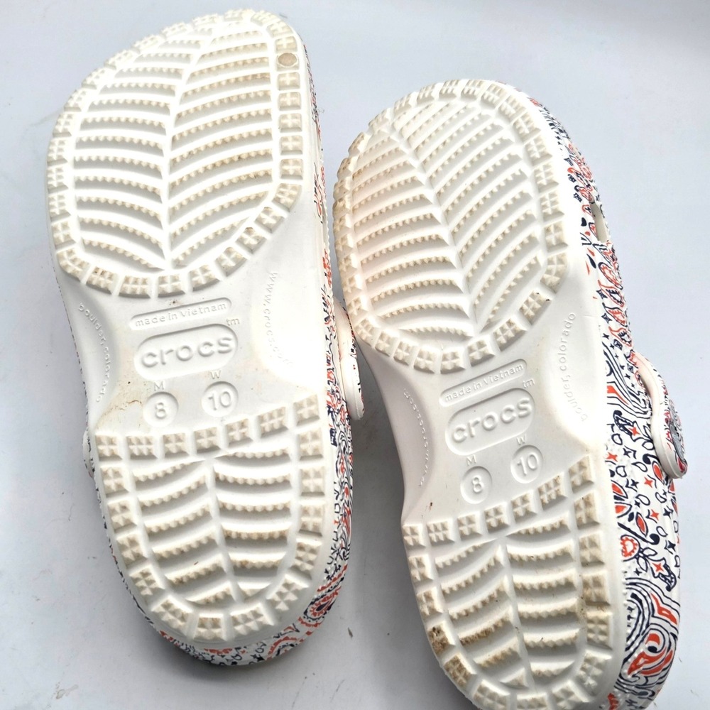 Crocs Classic Americana Paisley Clog Men's Size 8 Women's Size 10 - Picture 5 of 5